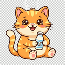 Logo Tiệm Nhà Sữa - cửa hàng đồ chơi Đà Nẵng