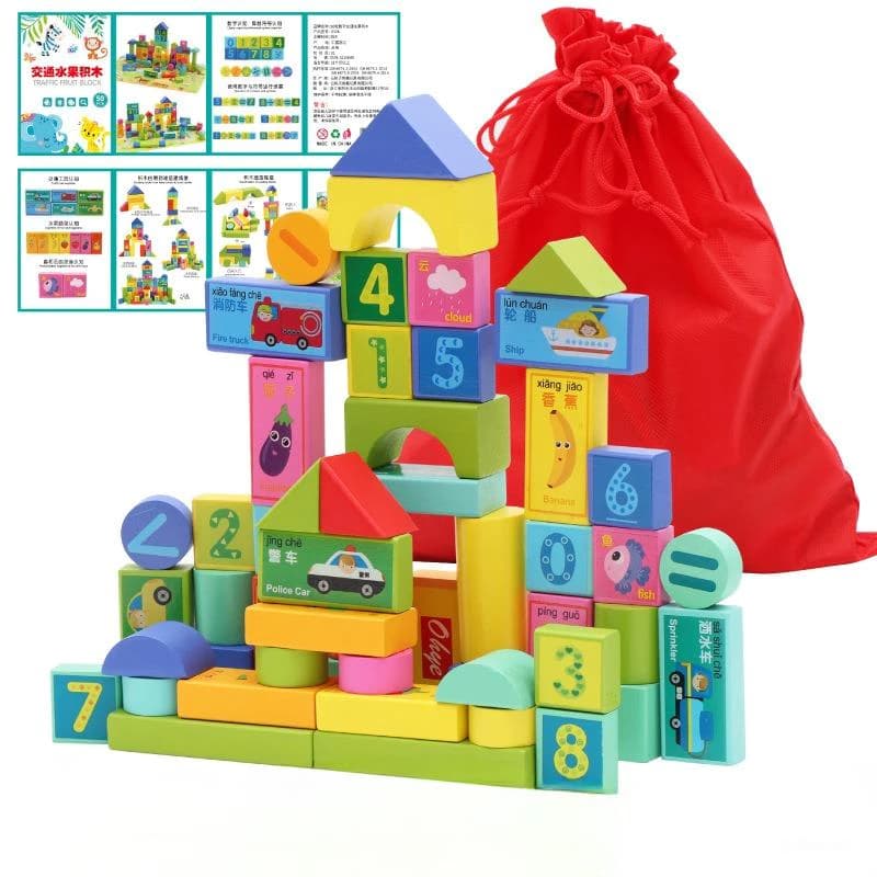 Khối Xếp Hình Xây Dựng 50 Chi Tiết