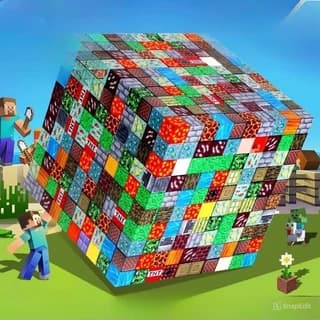 100 viên mincraft tặng 5 nhân vật