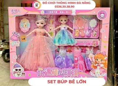 Búp bê cho bé gái kèm váy công chúa