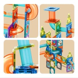 Bộ Xếp Hình Nam Châm Kính 73 Chi Tiết Cho Bé – Đồ Chơi Lắp Ghép Sáng Tạo Phát Triển Tư Duy - 2