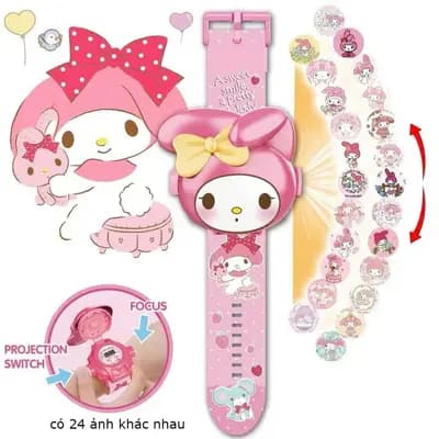 Đồng hồ chiếu 24 hình cho bé