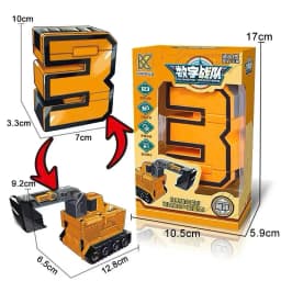 Số Biến Hình Robot 0-9 – Đồ Chơi Thông Minh Vừa Học Vừa Chơi Cho Bé - 4