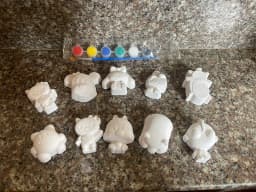 Set tô tượng 10 tượng tặng kèm màu & cọ - 3