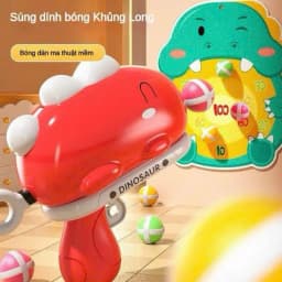 Súng Bắn Dính Khủng Long Cho Bé – Đồ Chơi Bắn Mục Tiêu Đạn Dính Rèn Khéo Léo - 2