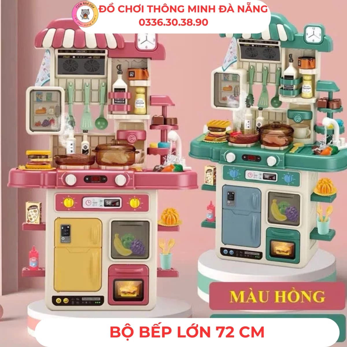 Đồ chơi nhà bếp cho bé – Bộ đồ chơi nấu ăn đầy đủ dụng cụ – Giúp bé học làm đầu bếp nhí thông minh