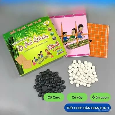 Bộ 3 trong 1 caro, cờ vây,ô ăn quan