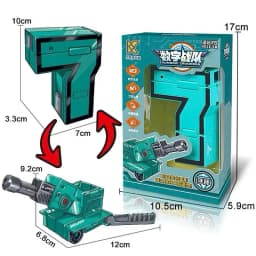 Số Biến Hình Robot 0-9 – Đồ Chơi Thông Minh Vừa Học Vừa Chơi Cho Bé - 11