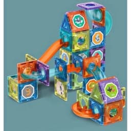 Bộ Xếp Hình Nam Châm Kính 73 Chi Tiết Cho Bé – Đồ Chơi Lắp Ghép Sáng Tạo Phát Triển Tư Duy - 5