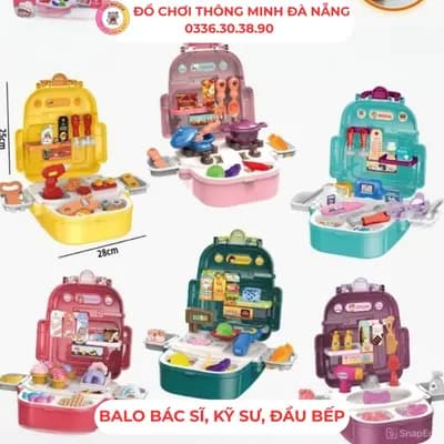 Balo kỹ sư - đầu bếp - bán hàng - làm kem cho bé