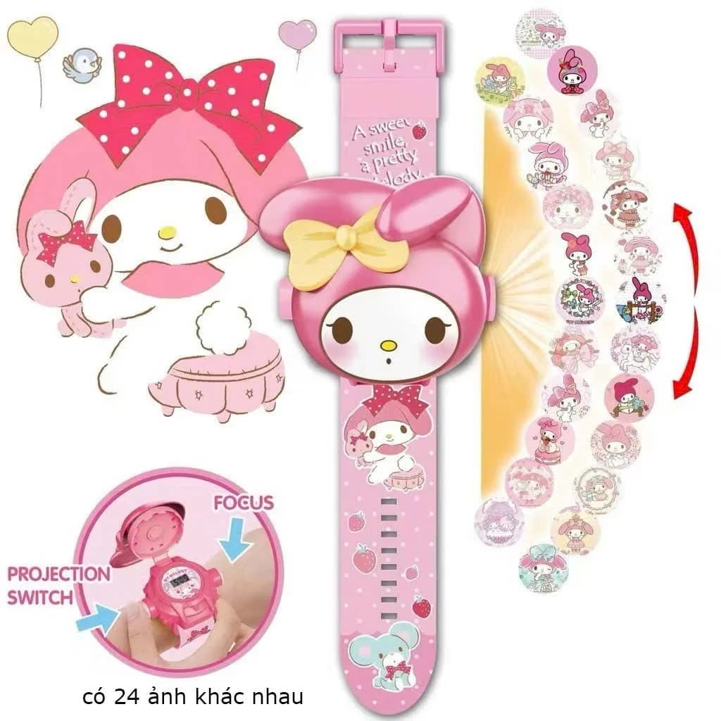 Đồng hồ chiếu 24 hình cho bé